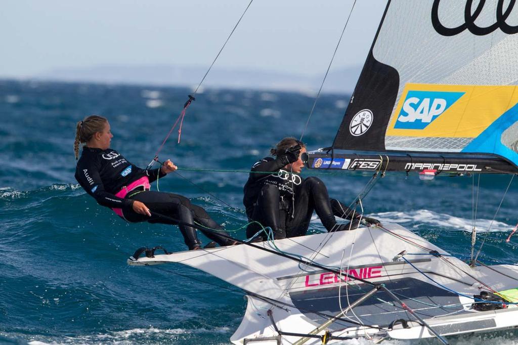 49er - FX ISAF Sailing World Cup Hyeres 2013 Day 3 © Thom Touw http://www.thomtouw.com